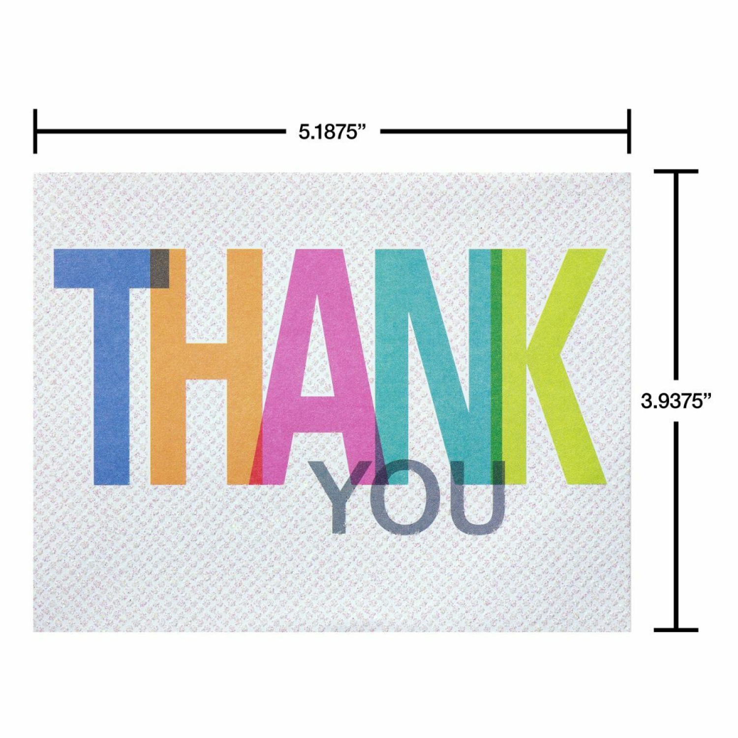 slide 4 of 5, AMERICAN GREETINGS Ag Blank Colorful Thank You Cards 10 Count, 10 ct