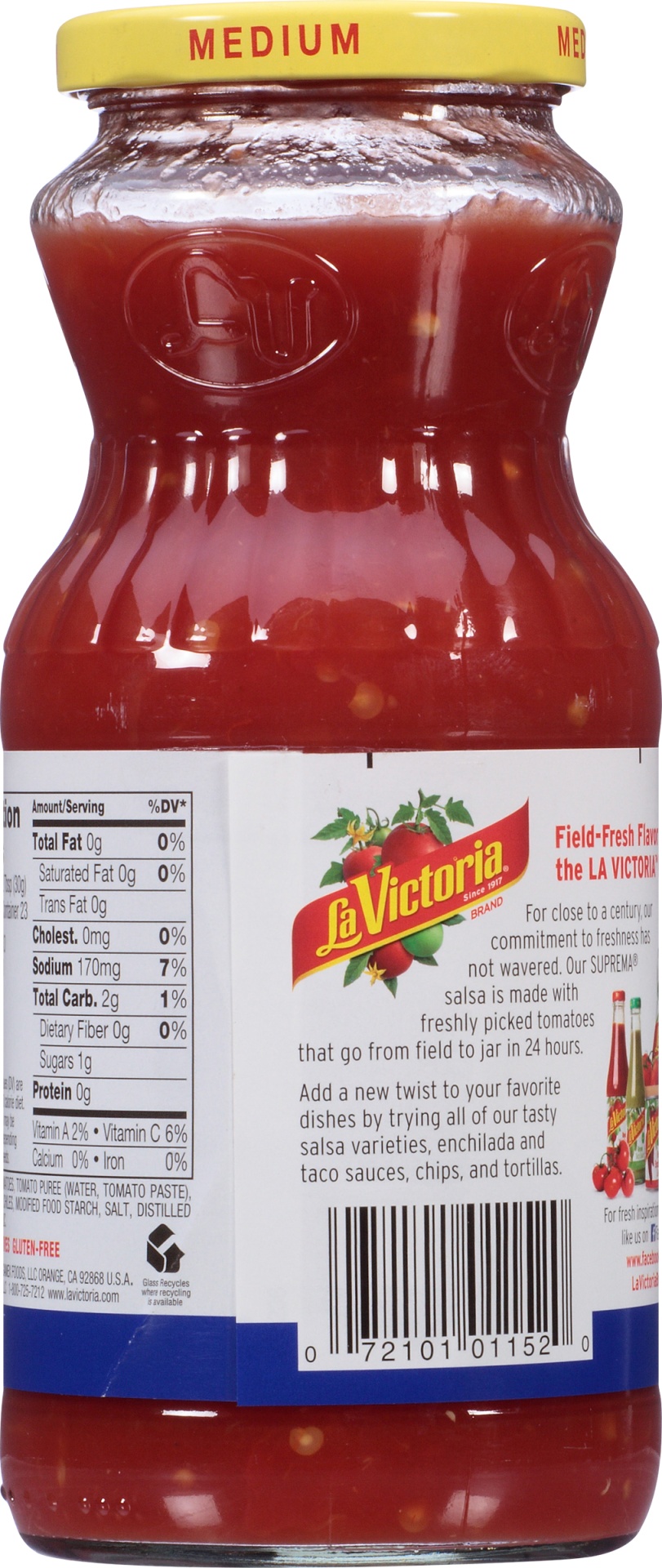 slide 3 of 6, La Victoria Medium Salsa Suprema, 