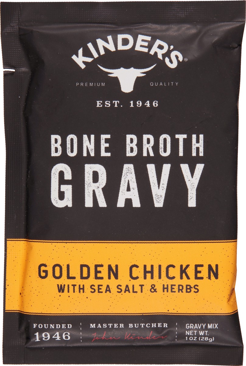 slide 4 of 9, Kinder's Bone Broth Golden Chicken Gravy 1 oz, 1 oz