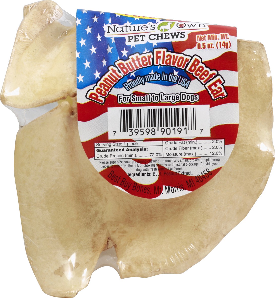 slide 1 of 5, Best Buy Bones Beef Chew 0.5 oz, 0.5 oz