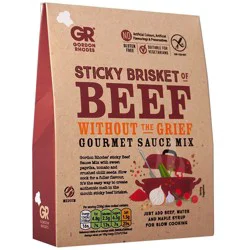 Gordon Rhodes Sticky Brisket of Beef Without the Grief Sauce Mix