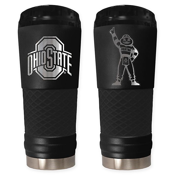 slide 1 of 1, NCAA Ohio State University Powder Coated Stealth Draft Tumbler, 24 oz