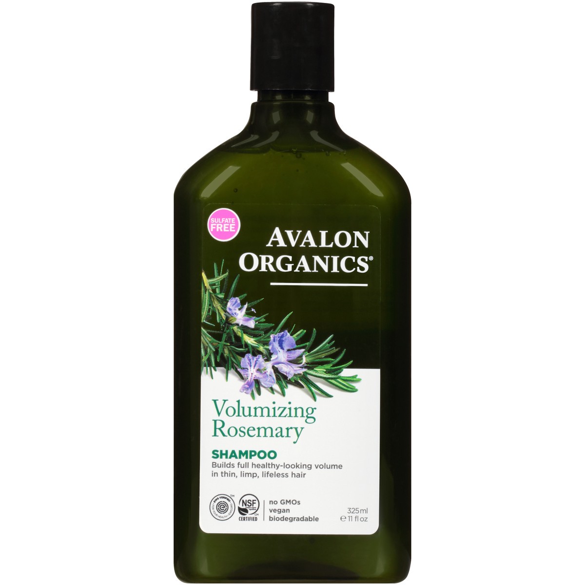 slide 3 of 8, Avalon Organics Volumizing Rosemary Shampoo, 11 oz