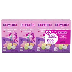 Brach's Tiny Conversation Hearts Candy 4 Pack Value 4 - 1 oz Box