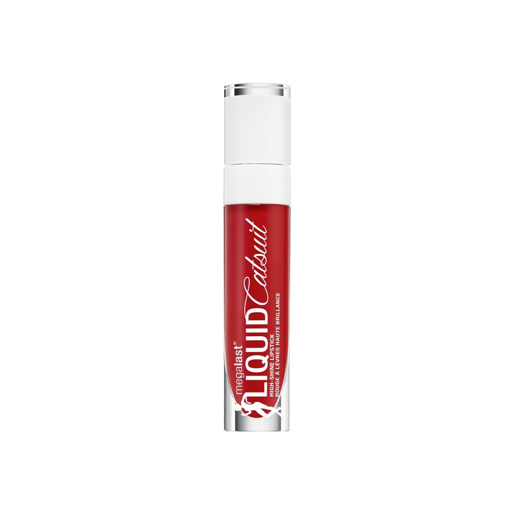 slide 2 of 3, Wet n Wild Megalast Liquid Catsuit Hi-Shine Lipstick True Red - 1ct, 0.2 fl oz