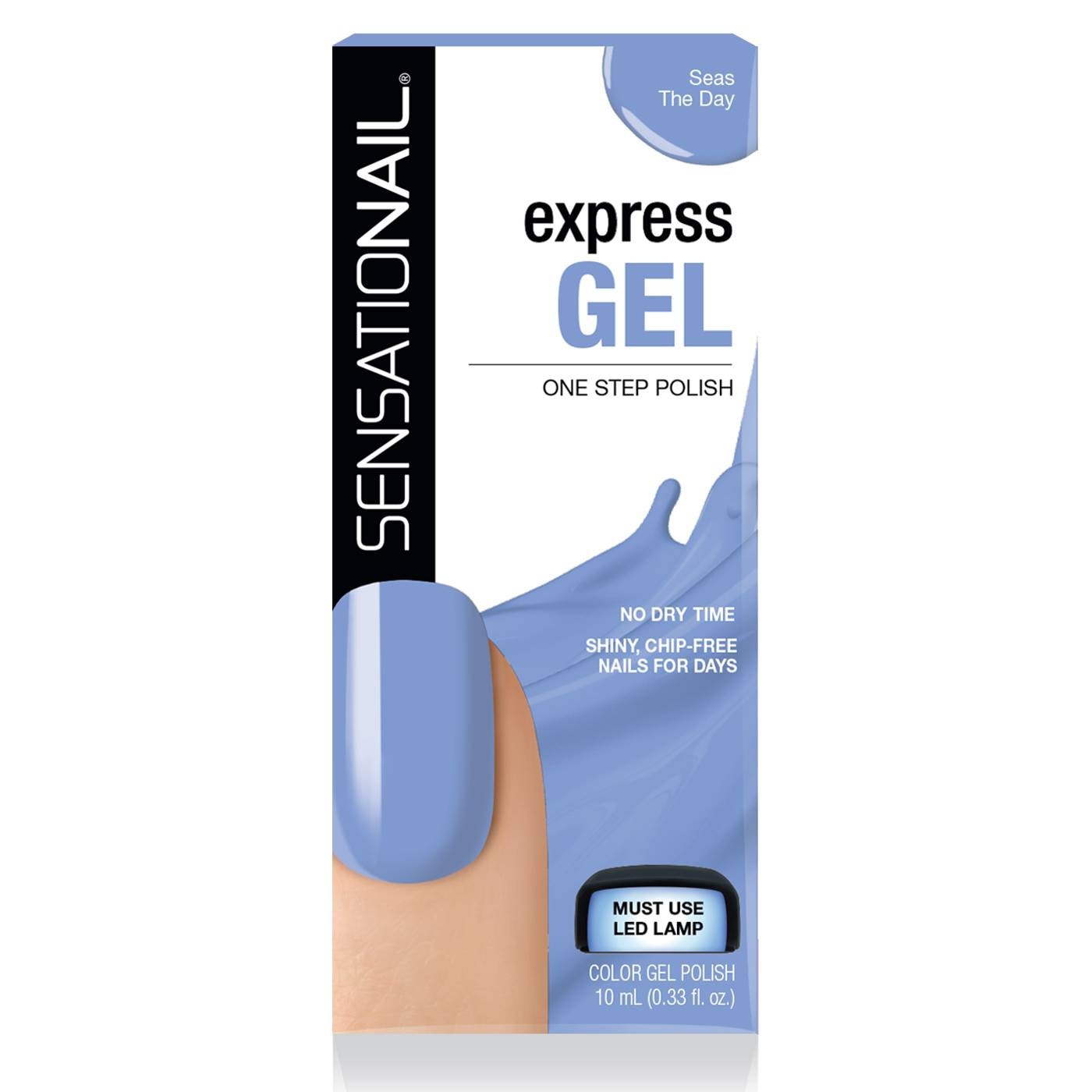 slide 1 of 2, SensatioNail Express Gel Polish - 72102 Seas the Day, 0.33 fl oz