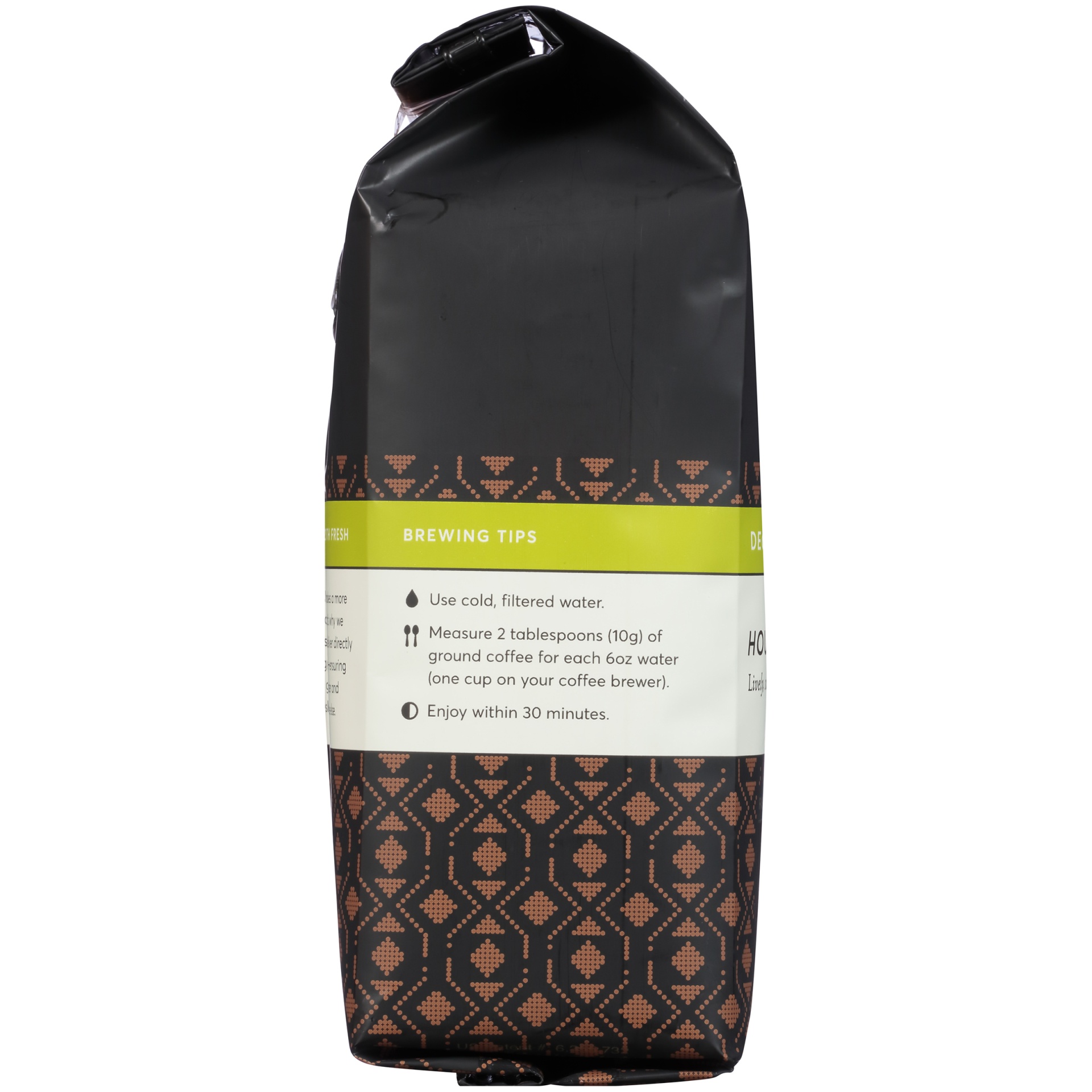 slide 3 of 6, Peet's Coffee, Ground, Dark Roast, House Blend, Decaf - 12 oz, 12 oz