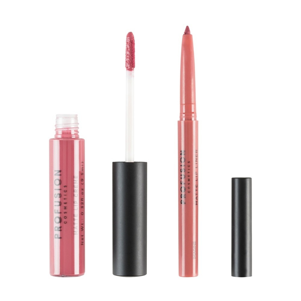 slide 2 of 2, Profusion Cosmetics Imagine Lips To Go Kit, 2.1 oz