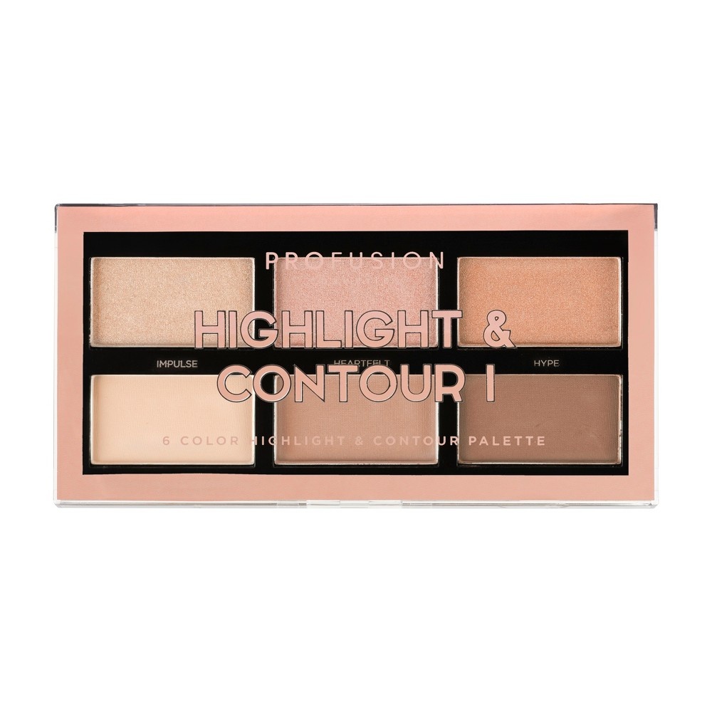 slide 2 of 3, Profusion Cosmetics Highlight & Contour Palette I, 3.5 oz