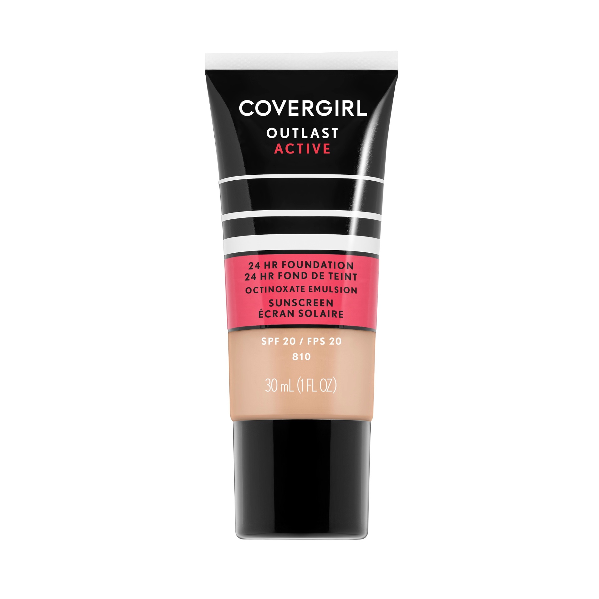 slide 1 of 3, Covergirl Outlast Active Foundation 810 Classic Ivory, 1 fl oz