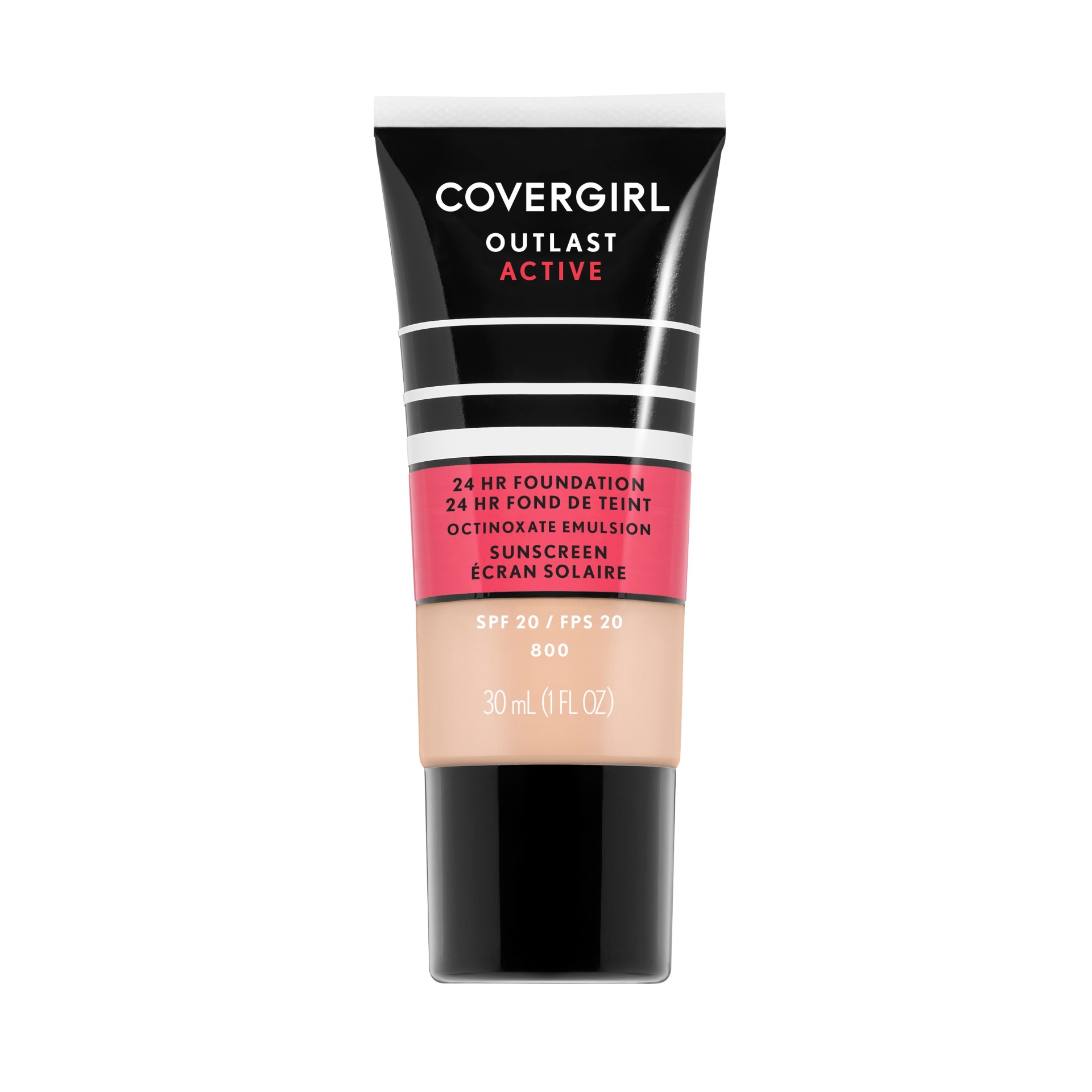 slide 1 of 3, Covergirl Outlast Active Foundation 800 Fair Ivory, 1 fl oz