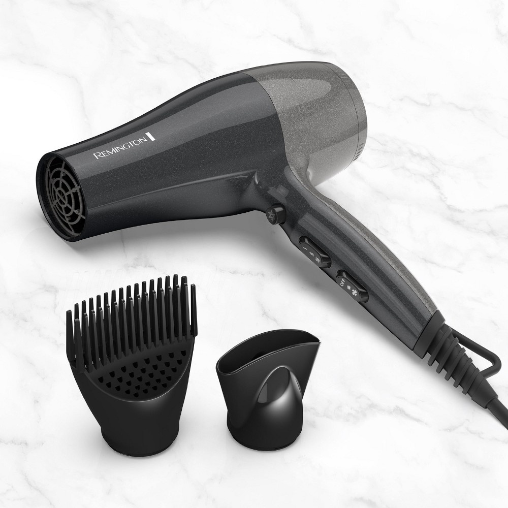 slide 7 of 13, Remington Pro Hair Dryer with Touch Style Technology - Black, 1 ct