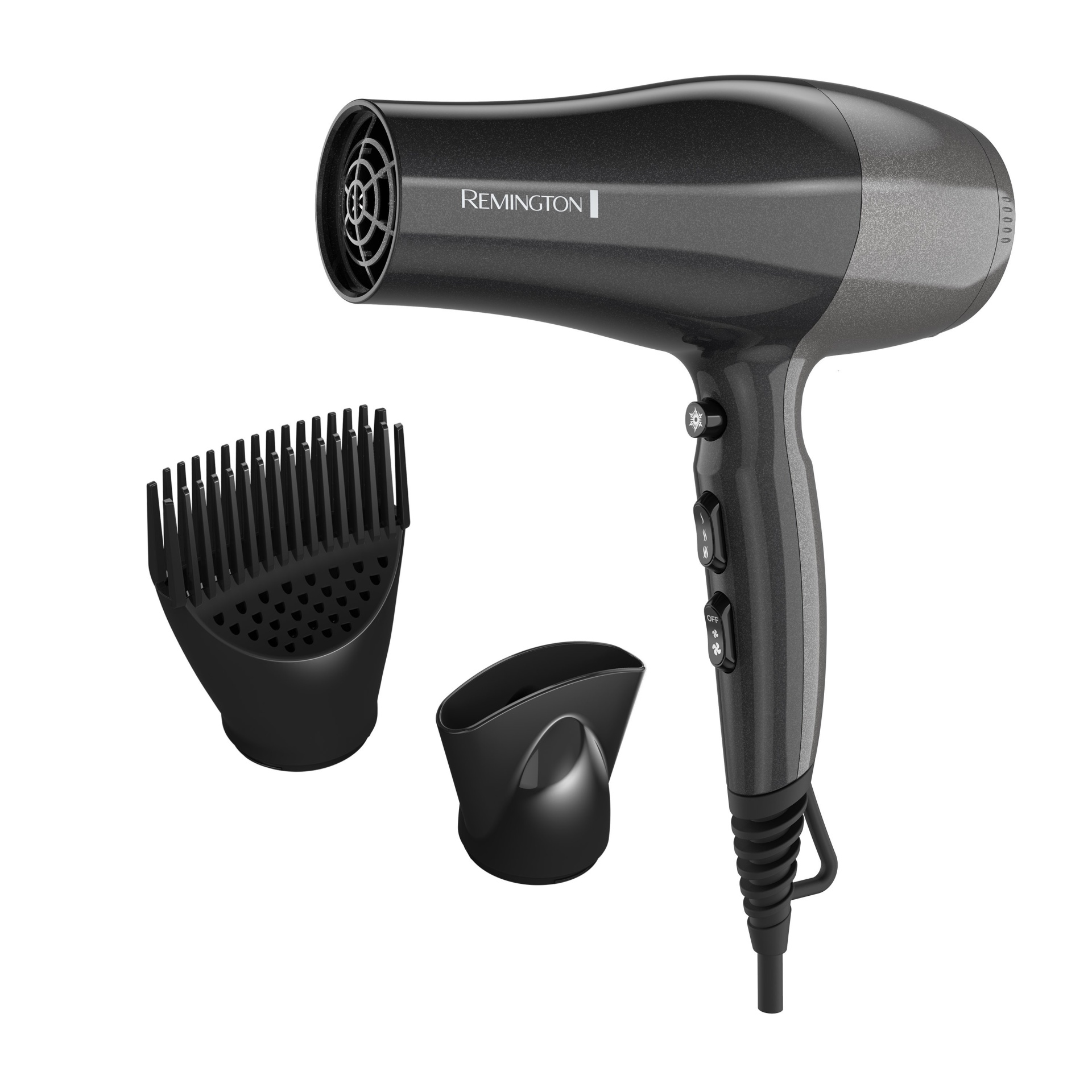 slide 1 of 13, Remington Pro Hair Dryer with Touch Style Technology - Black, 1 ct