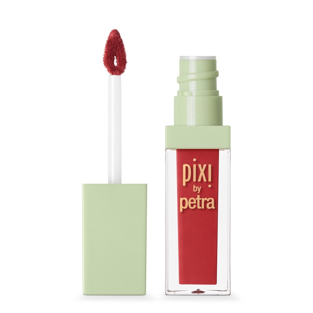 slide 2 of 3, Pixi by Petra MatteLast Liquid Lip Caliente Coral, 0.24 oz