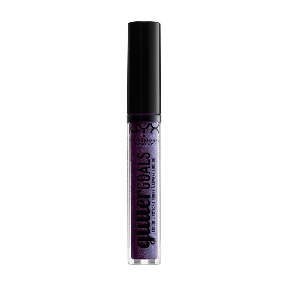 slide 2 of 4, NYX Professional Makeup Glitter Goals Liquid Lipstick Amethyst Vibes - 0.1 fl oz, 0.1 fl oz