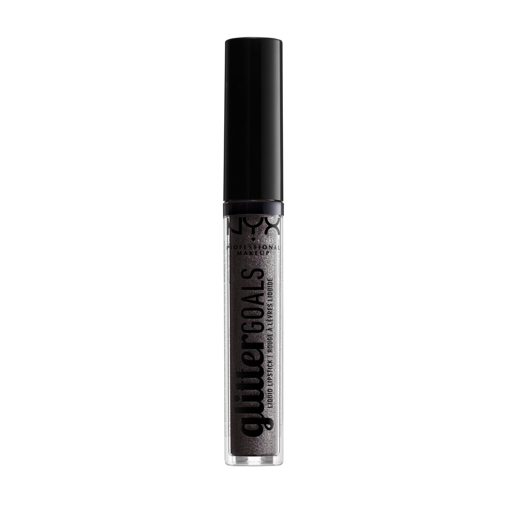 slide 2 of 4, NYX Professional Makeup Glitter Goals Liquid Lipstick Alienated, 0.1 fl oz