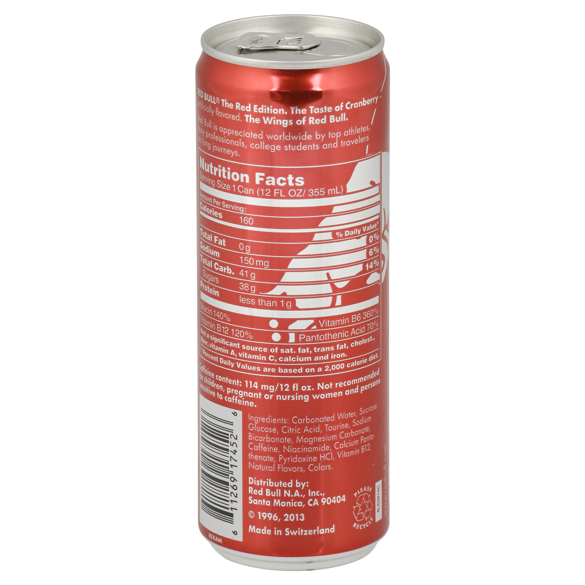 slide 3 of 4, Red Bull Red Edition Cranberry Energy Drink - 12 fl oz, 12 fl oz