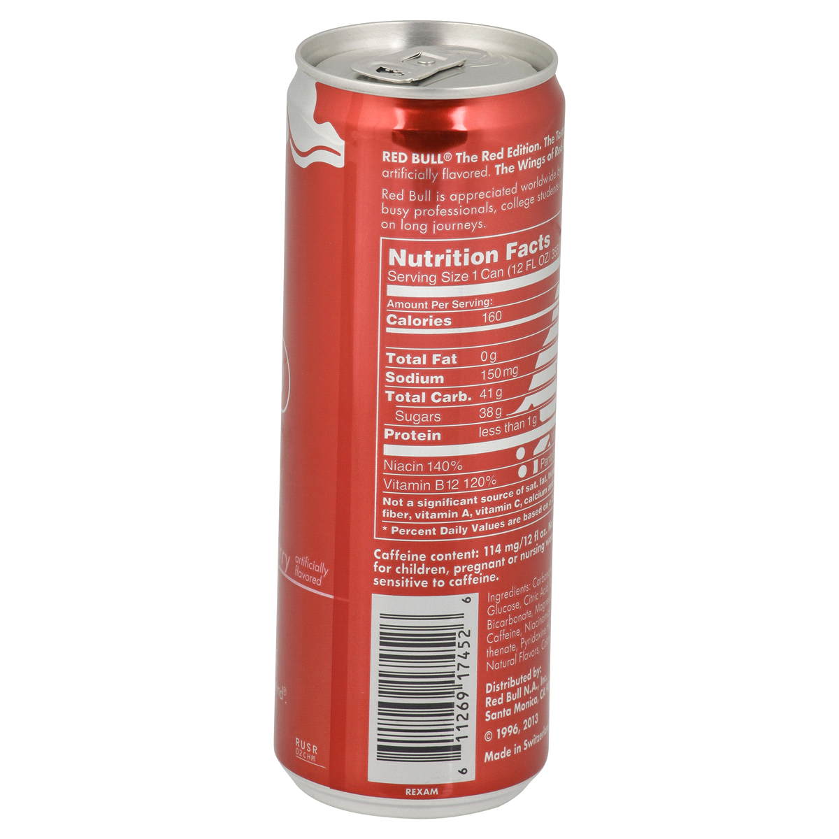 slide 2 of 4, Red Bull Red Edition Cranberry Energy Drink - 12 fl oz, 12 fl oz