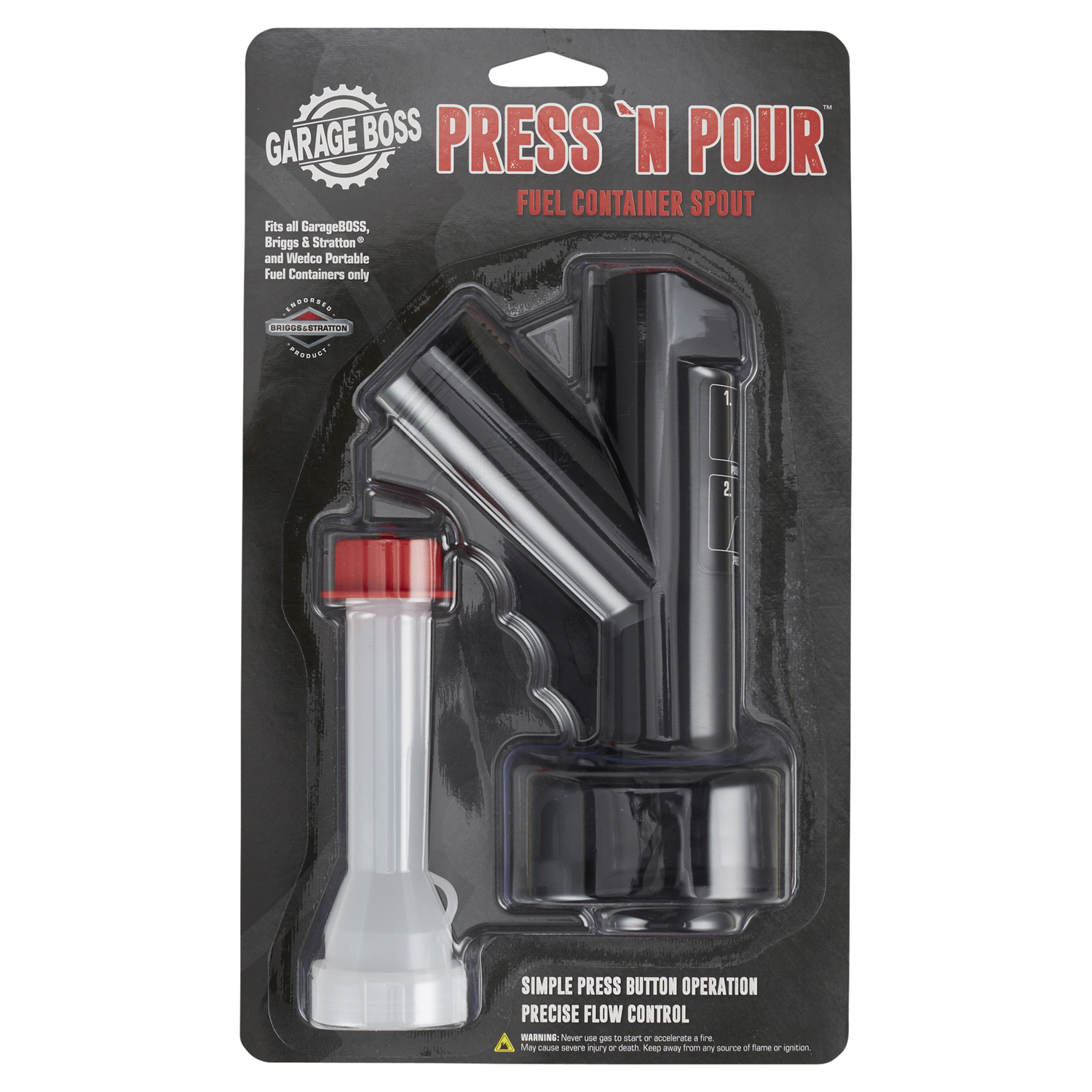 slide 1 of 2, GarageBOSS GARAGE BOSS GarageBoss Press'N Pour Replacement Spout, 1 ct