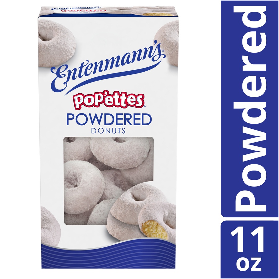 slide 2 of 9, Entenmann's Powdered Popettes 11 Oz, 11 oz