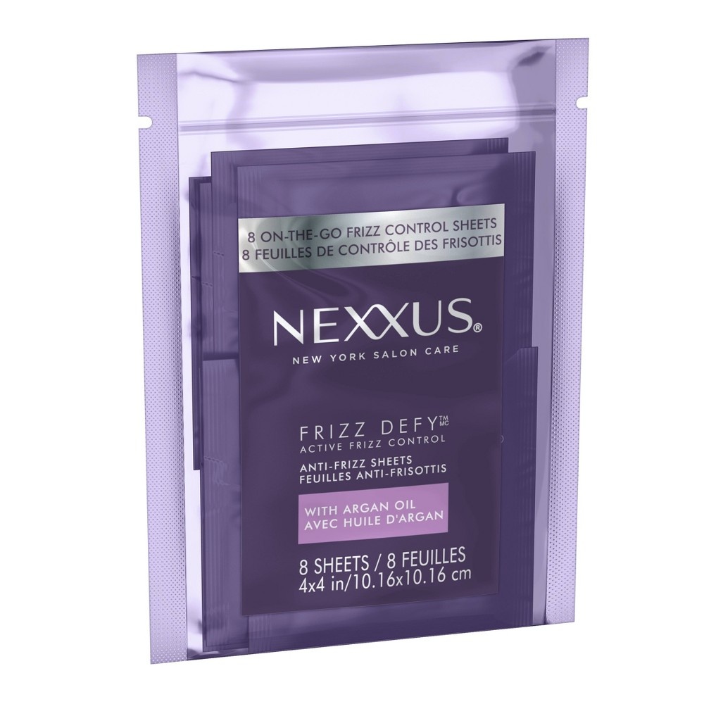 slide 2 of 4, Nexxus Frizz Defy Active Frizz Control Anti-Frizz Sheets, 8 ct