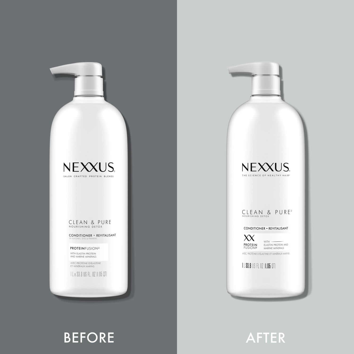 slide 2 of 7, Nexxus Clean and Pure Conditioner, With ProteinFusion, 33.8 oz, 33.8 fl oz
