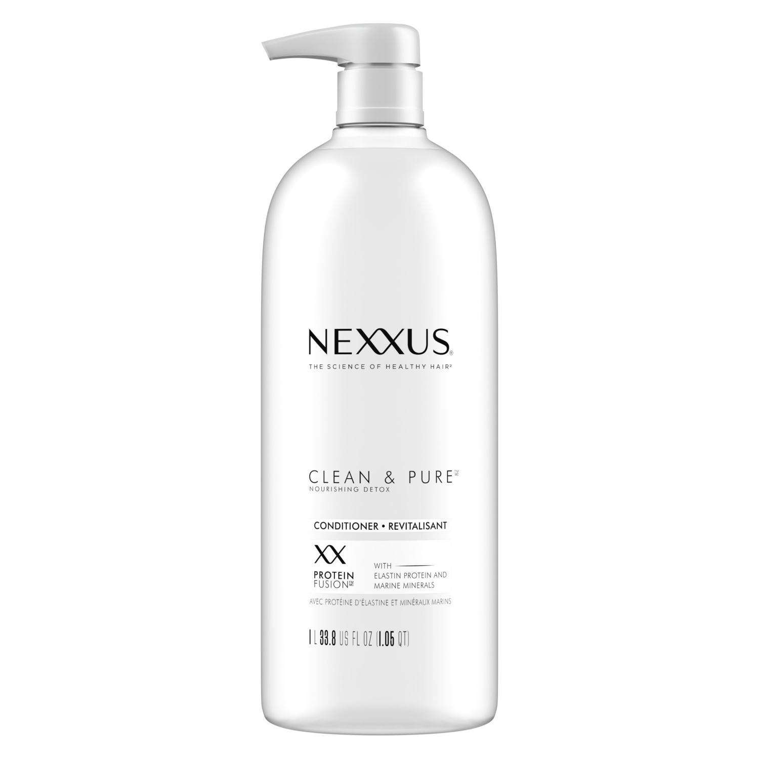 slide 5 of 7, Nexxus Clean and Pure Conditioner, With ProteinFusion, 33.8 oz, 33.8 fl oz