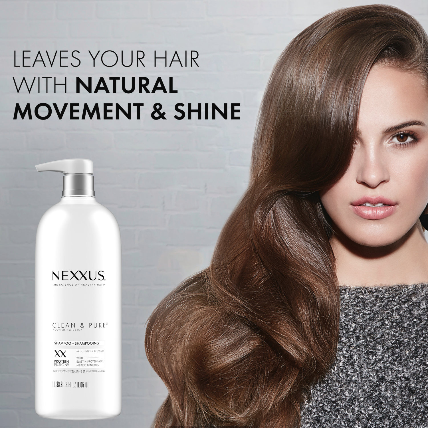 slide 8 of 8, Nexxus Clean and Pure Clarifying Shampoo, With ProteinFusion, 33.8 oz, 33.8 fl oz