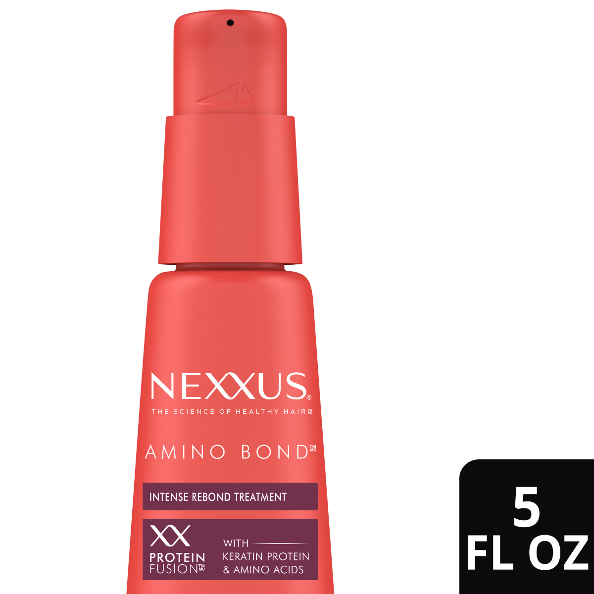 slide 1 of 8, Nexxus Intense Bonding Treatment Amino Bond for Stronger, More Damage-Resistant Hair, with Amino Acids & Keratin Protein, 5 oz, 5 fl oz