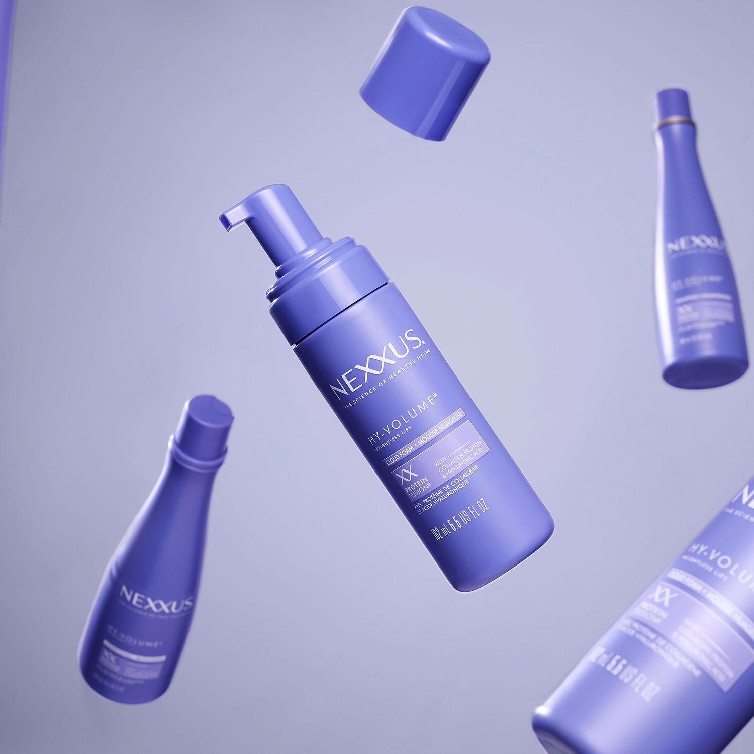 slide 9 of 9, Nexxus HY-VOLUME Weightless Lift Conditioner PROTEIN FUSION with Collagen Protein & Hyaluronic Acid 13.5 Fl Oz, 13.5 fl oz