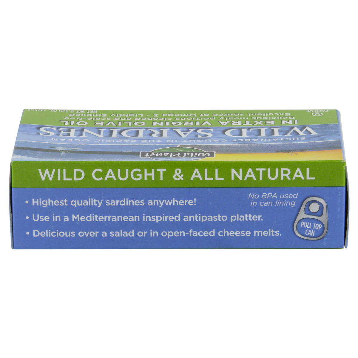 slide 5 of 6, Wild Planet Sardines Wild In Extra Virgin Olive Oil, 4.37 oz