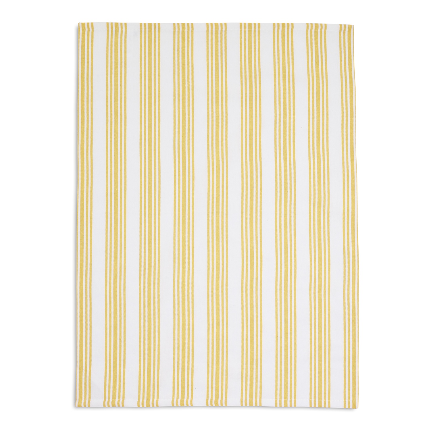 slide 1 of 1, Sur La Table Yellow Striped Kitchen Towel, 28 in x 20 in