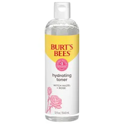 Burt's Bees Calming Toner with Witch Hazel & Rose, Fresh Floral Scent, 12 Oz