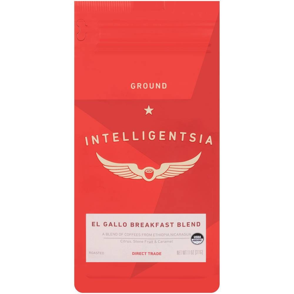 slide 1 of 1, Intelligentsia El Gallo Breakfast Blend Ground Coffee, 311 gram