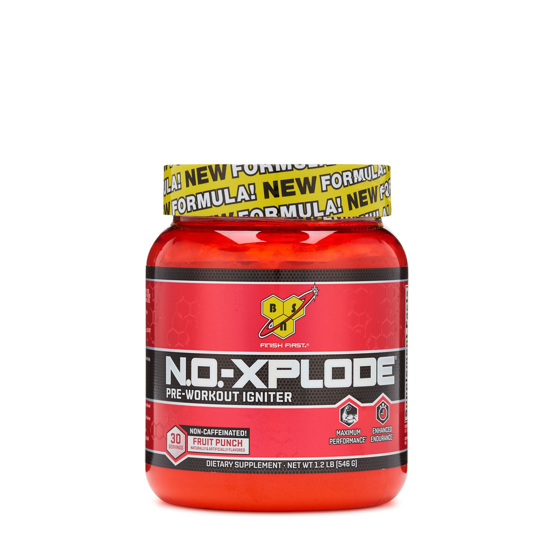 slide 1 of 1, BSN N.O. - XPLODE Pre-Workout Igniter - Fruit Punch - Non-Caffeinated, 1 ct