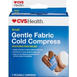 slide 1 of 1, CVS Health Gentle Fabric Cold Compress Small, 1 ct