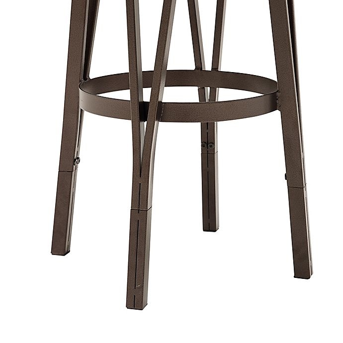 slide 3 of 3, Pulaski Adjustable Metal Bar Stool - Bronze, 1 ct