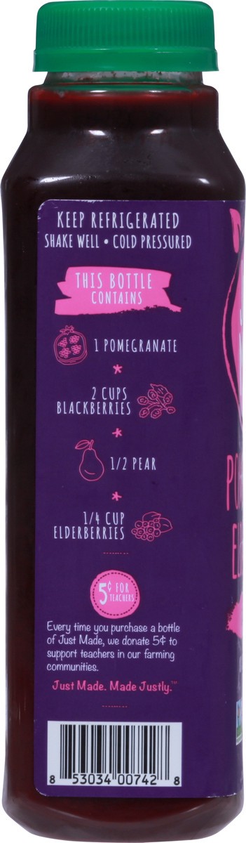 slide 2 of 13, Just Made Immunity Pomegranate Elderberry Fruit & Vegetable Drinks - 11.8 fl oz, 11.8 fl oz
