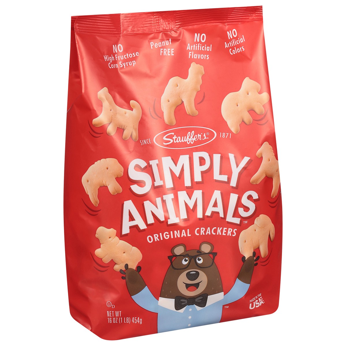 slide 8 of 13, Stauffer's Simply Animals Original Crackers 16 oz, 16 oz