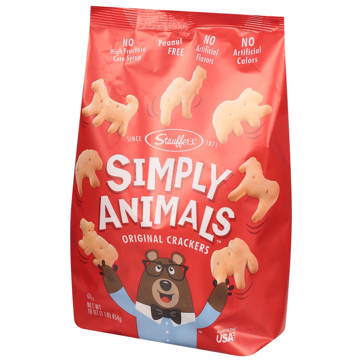 slide 7 of 13, Stauffer's Simply Animals Original Crackers 16 oz, 16 oz
