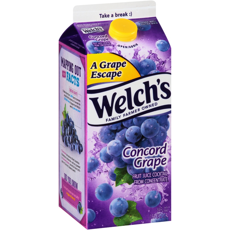 slide 2 of 8, Welch's Concord Grape Fruit Juice, 