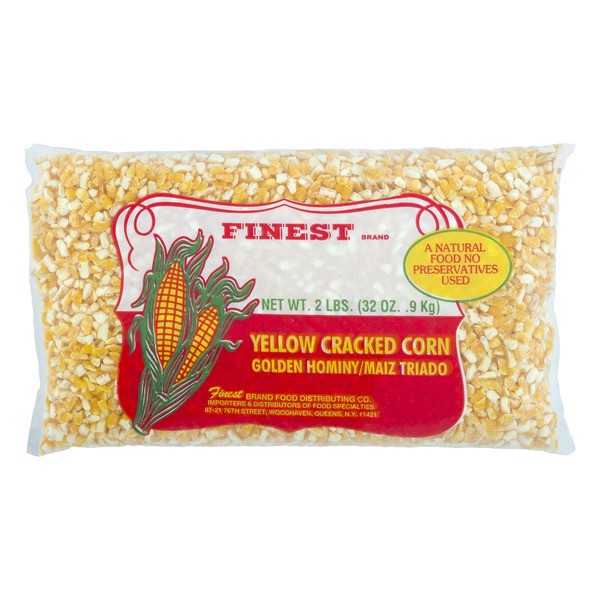 slide 1 of 1, FINEST Yellow Cracked Corn, 32 oz
