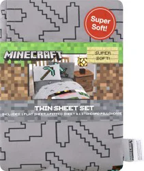 Minecraft Super Soft Twin Sheet Set 1 ea