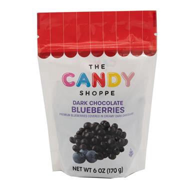 slide 1 of 1, Hy-Vee Dark Chocolate Blueberries - 6 oz, 6 oz