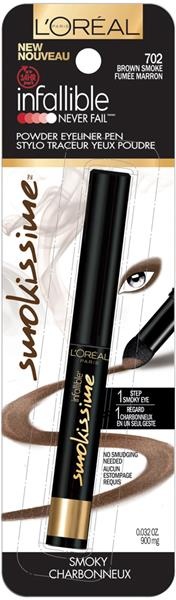 slide 1 of 1, L'Oréal Paris Infallible Never Fail Eyeliner - Brown Smoke, 1 ct