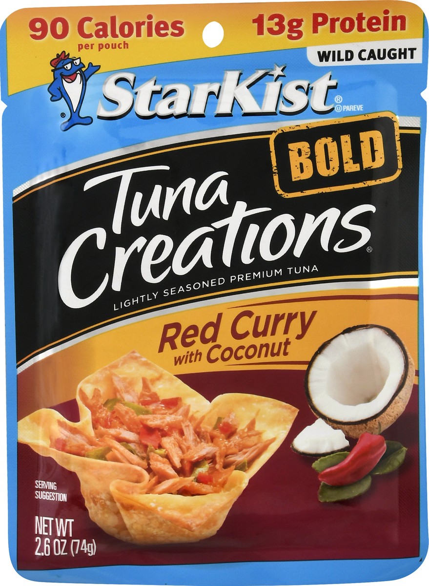 slide 1 of 9, StarKist Tuna Creations Bold Red Curry with Coconut Tuna 2.6 oz, 2.6 oz