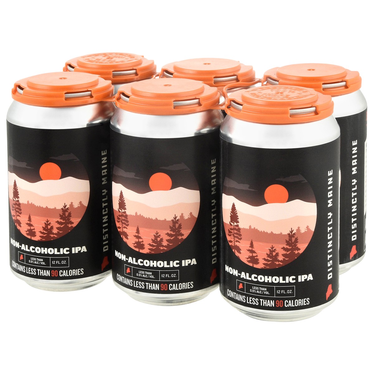 slide 4 of 4, Baxter Non-Alcoholic IPA Distinctly Maine Malt Beverage 6 - 12 fl oz Cans, 6 ct; 12 oz