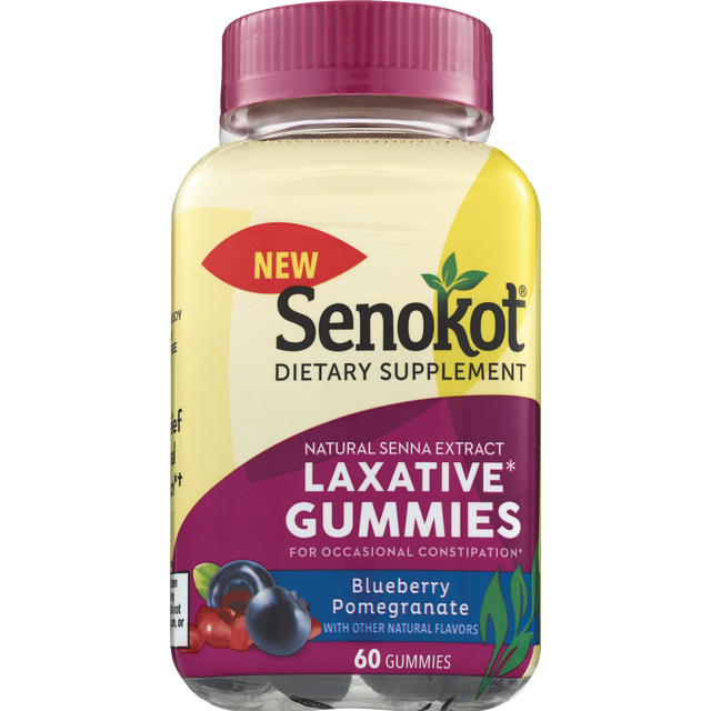 Senokot Blueberry Pom Laxative Gummies 1 ct Shipt