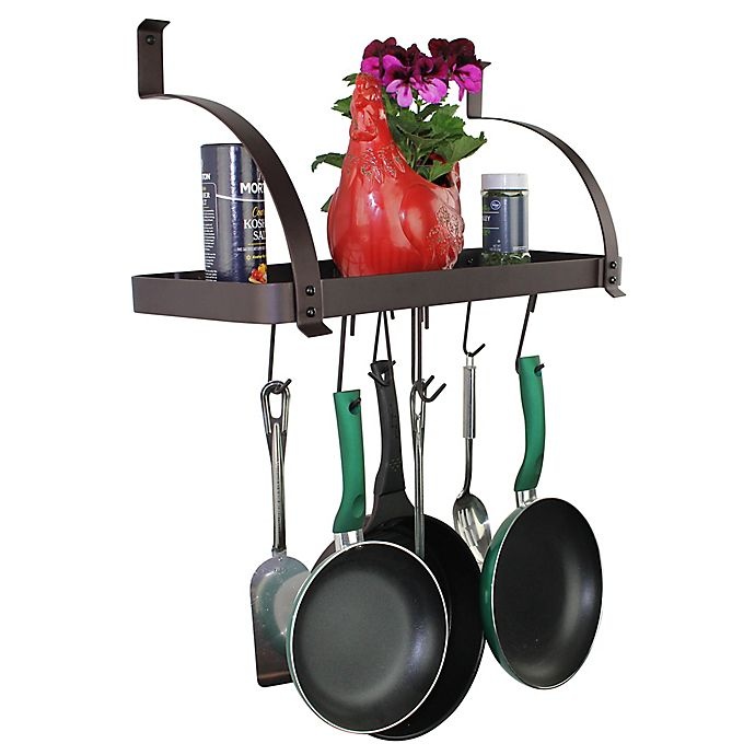 slide 2 of 3, Enclume Bookshelf Pot Rack - Bordeaux, 1 ct