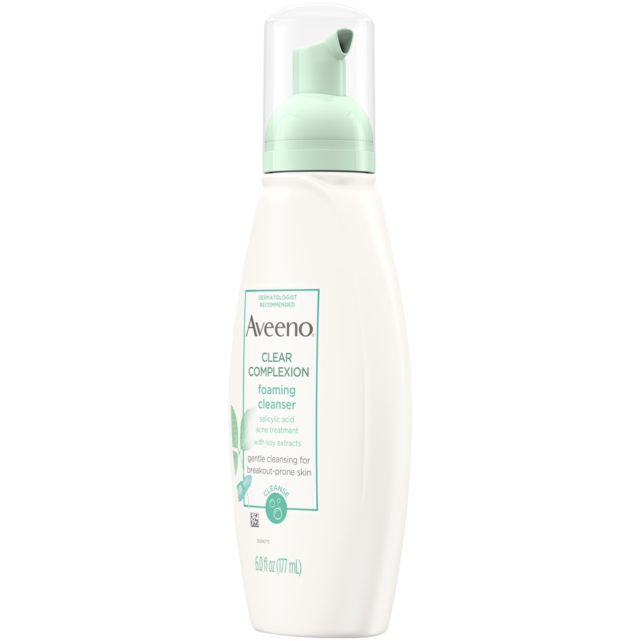 slide 3 of 6, Aveeno Clear Complexion Foaming Cleanser- 6 fl oz, 6 fl oz